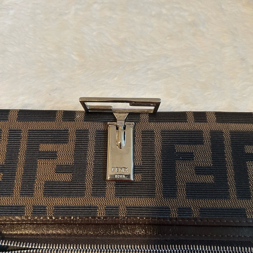 Fendi Black and Brown Classic Wallet - Picture 9 of 9